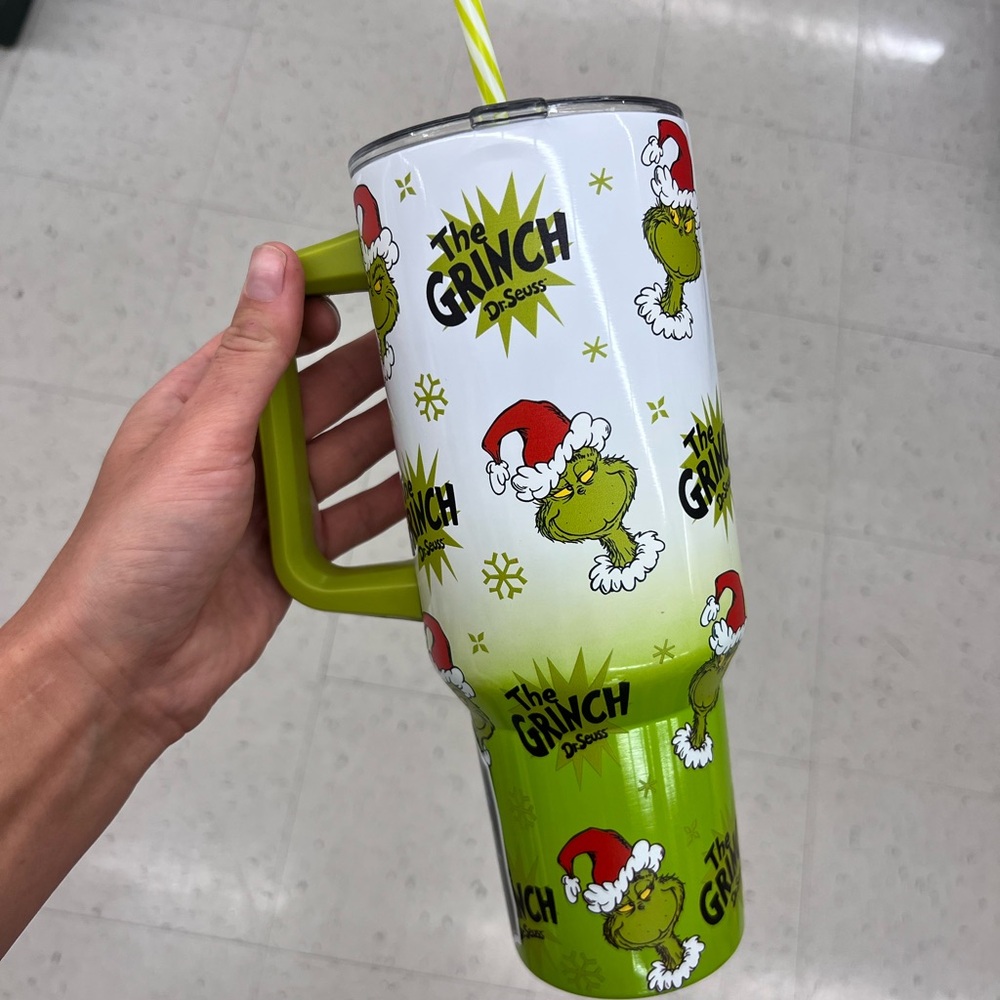 Dr. Seuss The Grinch Green and White Tumbler